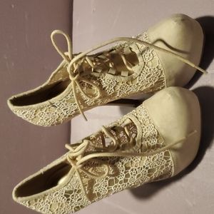 Lace up booties size 8.5